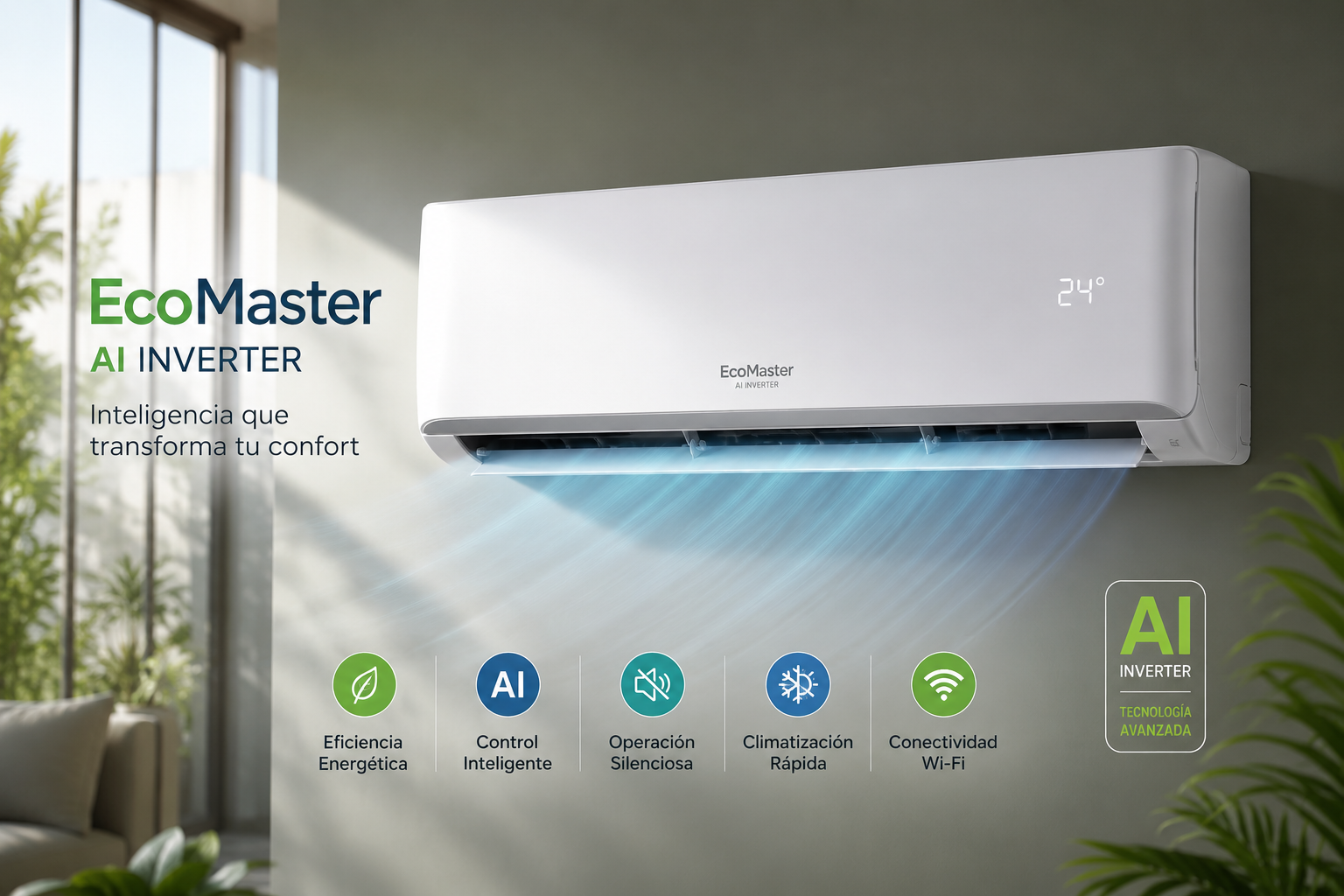 Aire Acondicionado EcoMaster AI Inverter